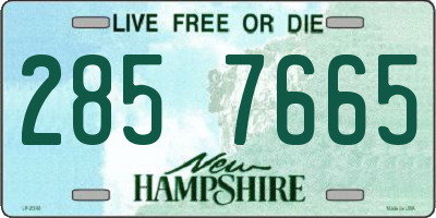 NH license plate 2857665