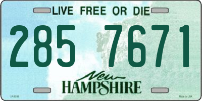 NH license plate 2857671
