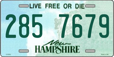 NH license plate 2857679