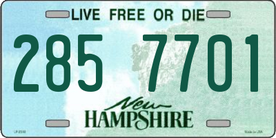 NH license plate 2857701