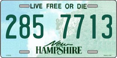 NH license plate 2857713