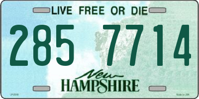 NH license plate 2857714