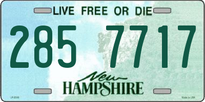 NH license plate 2857717