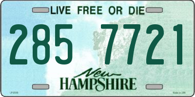 NH license plate 2857721