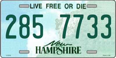 NH license plate 2857733
