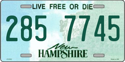 NH license plate 2857745