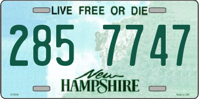 NH license plate 2857747
