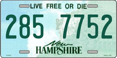 NH license plate 2857752