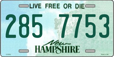NH license plate 2857753