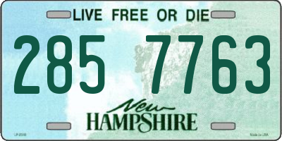 NH license plate 2857763