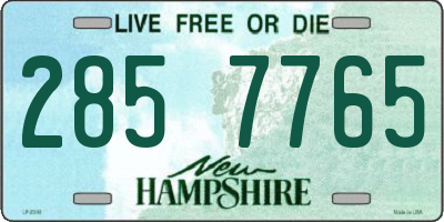 NH license plate 2857765