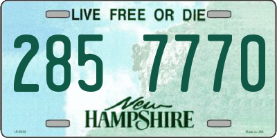 NH license plate 2857770