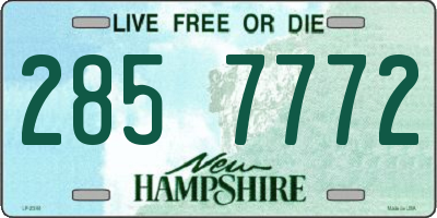 NH license plate 2857772