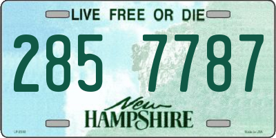NH license plate 2857787
