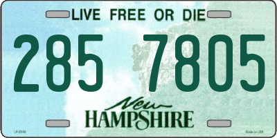 NH license plate 2857805