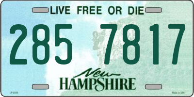 NH license plate 2857817