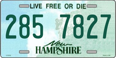 NH license plate 2857827