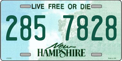 NH license plate 2857828