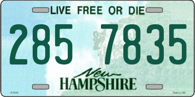 NH license plate 2857835