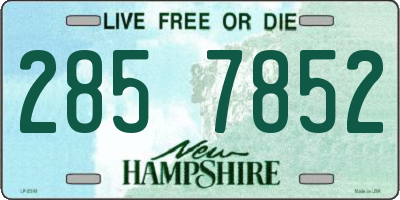 NH license plate 2857852