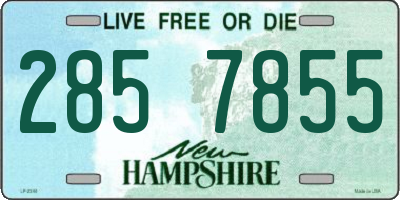 NH license plate 2857855