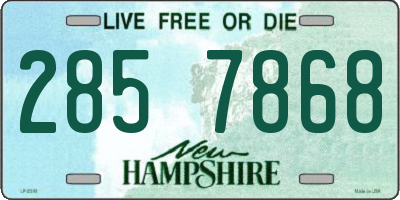 NH license plate 2857868