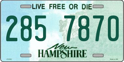 NH license plate 2857870
