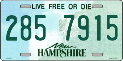 NH license plate 2857915