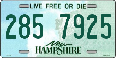 NH license plate 2857925