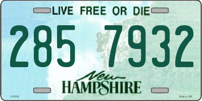 NH license plate 2857932