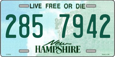 NH license plate 2857942