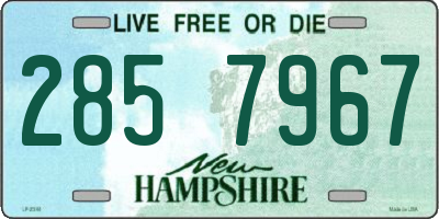 NH license plate 2857967