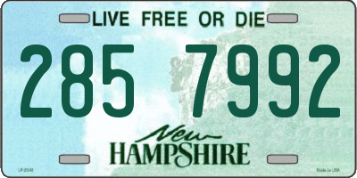 NH license plate 2857992