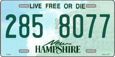 NH license plate 2858077