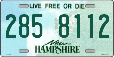 NH license plate 2858112