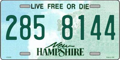 NH license plate 2858144