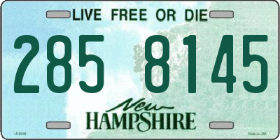 NH license plate 2858145