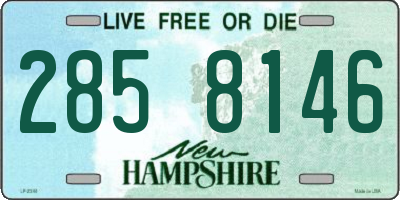 NH license plate 2858146