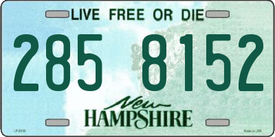 NH license plate 2858152