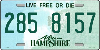 NH license plate 2858157