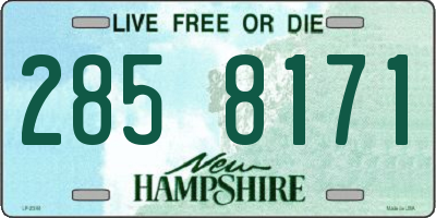 NH license plate 2858171