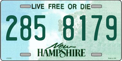 NH license plate 2858179