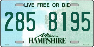 NH license plate 2858195