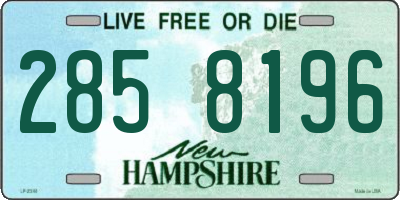 NH license plate 2858196
