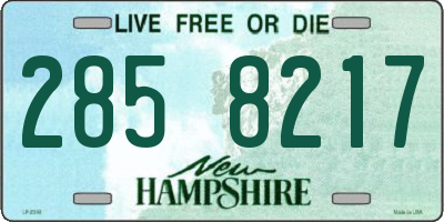 NH license plate 2858217