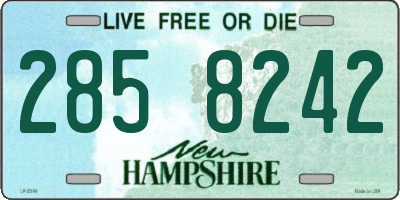 NH license plate 2858242