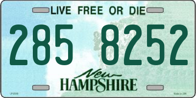 NH license plate 2858252