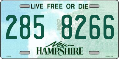 NH license plate 2858266