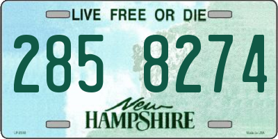 NH license plate 2858274