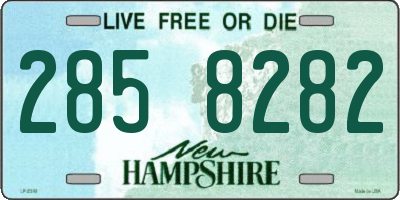 NH license plate 2858282